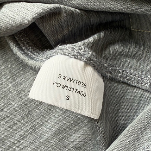 vuori long sleeve apres sport seamless long sleeve t-shirt grey small base layer - Picture 4 of 4